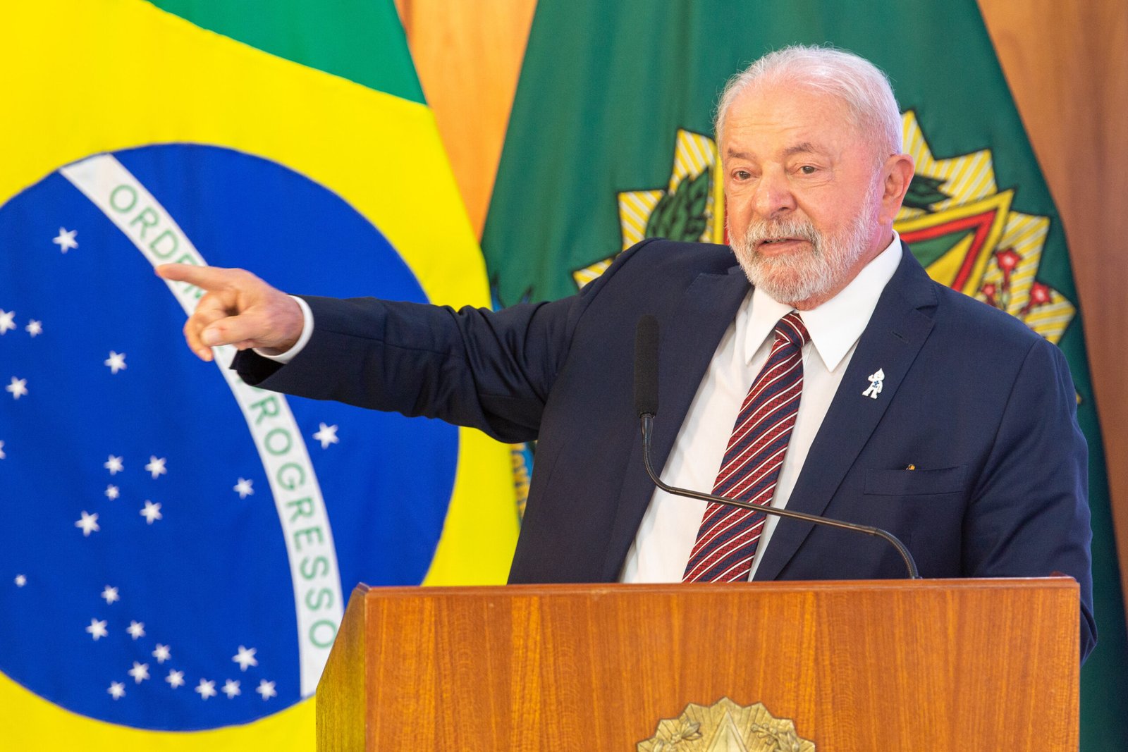 Brasília (DF) 10/04/2023 O presidente Luiz Inácio Lula da Silva coordena reunião de balanço dos 100 dias de governo. Todos os ministros participam do encontro. Foto: Fabio Rodrigues-Pozzebom/ Agência Brasil