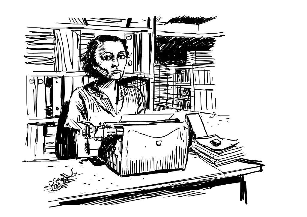 Macabéa, personagem do livro A Hora da estrela, de Clarice Lispector -
desenhada por João Pinheiro - site do autor: http://jpinheiro.com.br/