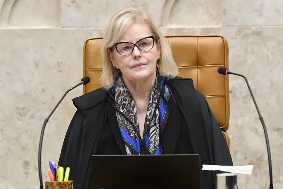 A presidente do STF, ministra Rosa Weber, durante sessão - Foto: Carlos Moura/STF