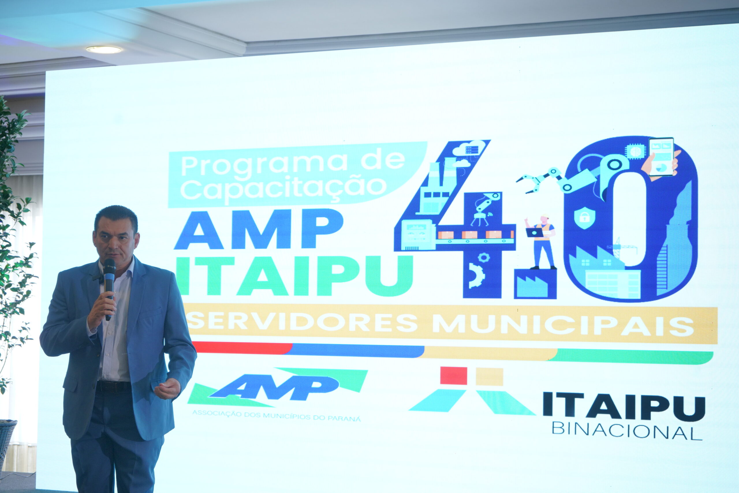 Edimar Santos, presidente da AMP Edimar Santos, presidente da AMP - Foto: Alexandre Marchetti/Itaipu Binacional