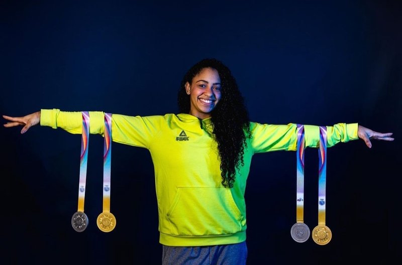 Carolyne Pedro, vai representar Curitiba nas Olimpíadas de Paris 2024 / Foto: Rede social da atleta