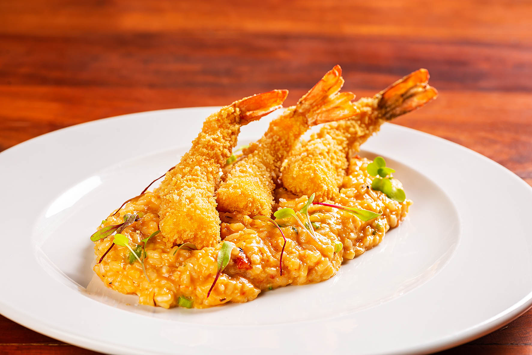 Camaroes com risoto do Restaurante Maria Eugenia - foto Rodrigo Pierrot (1)