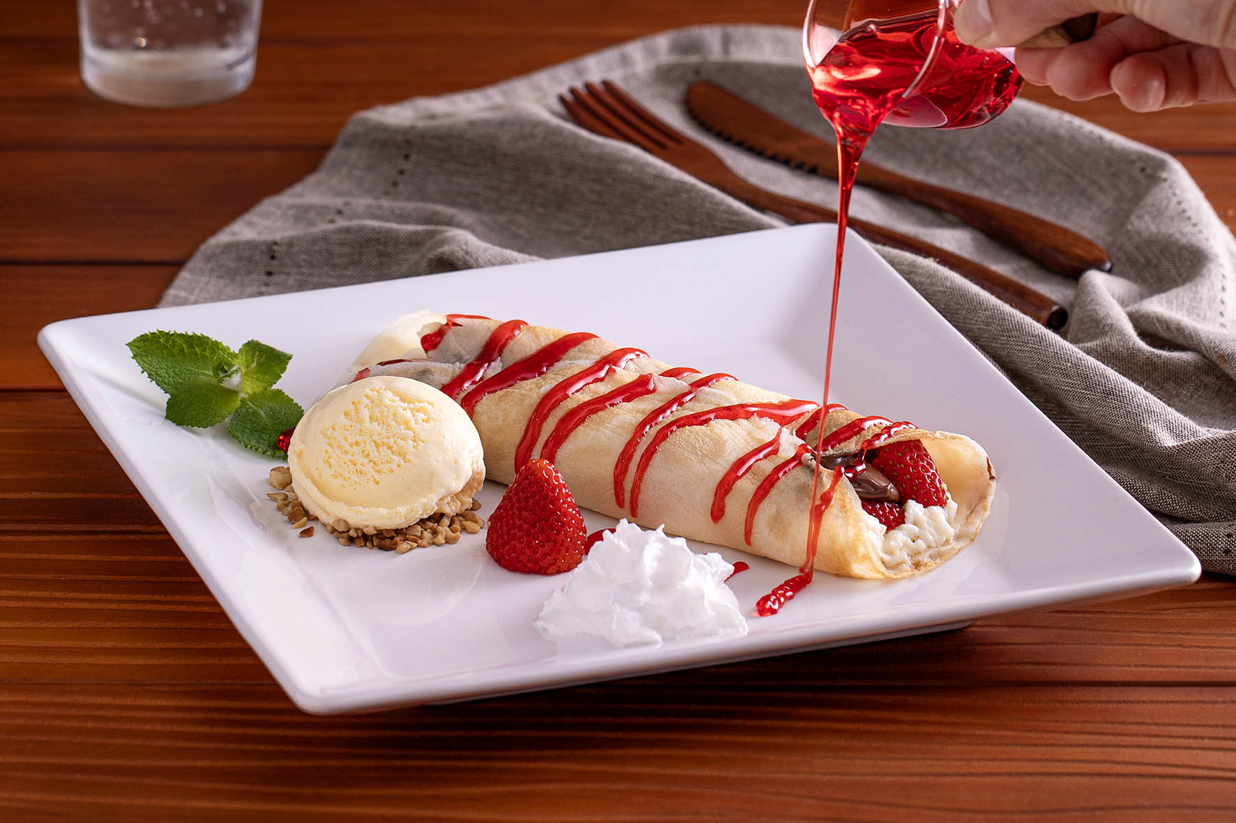 Crepe Morango e Nutella - foto Marcelo Kreling